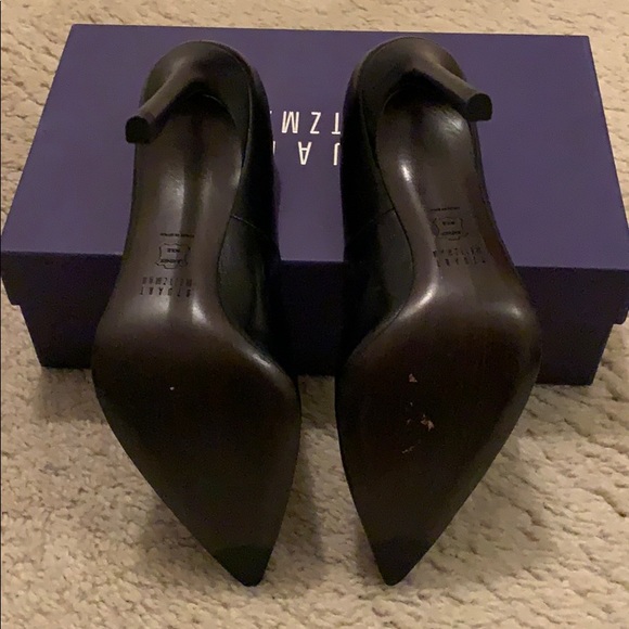 Stuart Weitzman Black Heels Size 8 - Picture 5 of 6